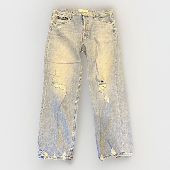 Mother Superior The Tomcat Confession 34 Distressed Button Fly Jeans - Picture 1 of 10
